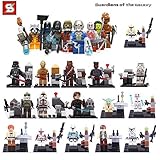 24 Star WarsクローンヨーダDarth Vader Stormtrooper C - 3poミニフィギュアBuilding Toys