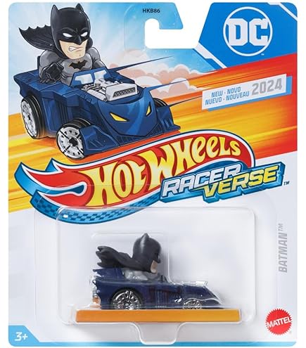 Hot Wheels - Autos de juguete fundidos a presión, paquete de 4 vehículos RacerVerse con personajes de Jurassic World Charlie, Owen, Dilophosaurus y Allosaurus como conductores Hot Wheels - Autos de juguete fundidos a presión, paquete de 4 vehículos RacerVerse con personajes de Jurassic World Charlie, Owen, Dilophosaurus y Allosaurus como conductores