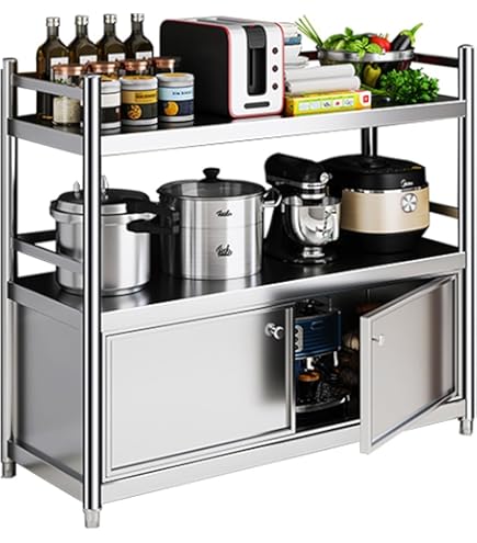 Amazon｜AetherTech ステンレスラック スチールラック メタルラック 幅