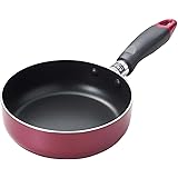 パール金属 ミニ フライパン 14cm レッド ガス火専用 フッ素加工 クレア H-9583