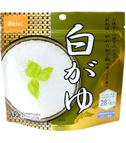 Amazon | 尾西食品 アルファ米 白がゆ 42g×50袋 非常食 保存食 長期