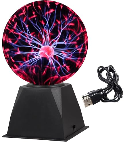 Amazon.co.jp: カラフルなプラズマボール - 7インチ - Teslaコイル電球
