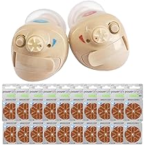 極美品　ニコン・エシロール デジタルNEF-M100S両耳用 ニコン 補聴器両耳用 新安心パック保証付 耳あな型デジタル