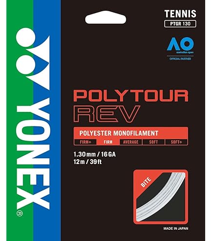 Amazon | YONEX(ヨネックス) 硬式テニス ストリング ガット ポリツアー