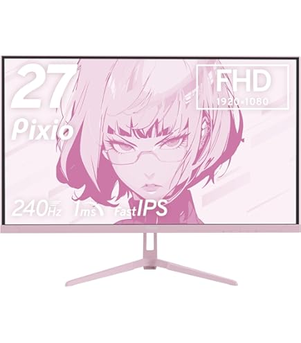 Amazon.co.jp: Pixio PX275 Wave Pastel Pink ゲーミング