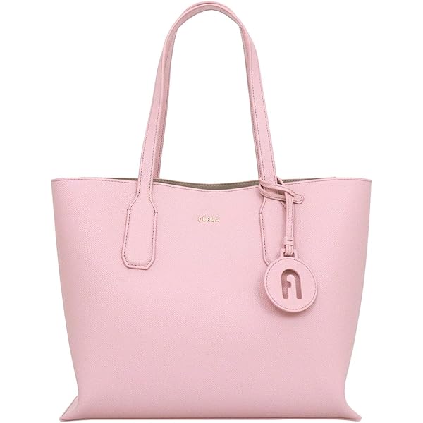 美品✨フルラ トートバッグ レザー ピンクベージュ A4収納 廃盤 希少 FURLA フルラ トートバッグ レザー ワンショルダー A4収納