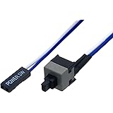 オーディオファン 電源スイッチ マザーボード用 ケーブル 50cm ブルー 1本