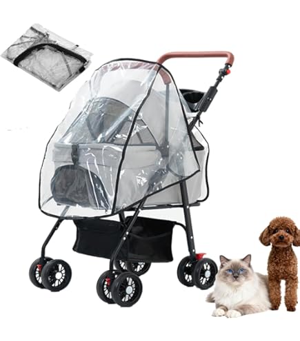 Amazon.co.jp: SKISOPGO レインカバー ペットカート専用 透明 ペット