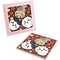 ちいかわ　2種　シェニール織り　ハンカチ Amazon｜ちいかわ(Chiikawa) キラキラ タオルハンカチ ピンク
