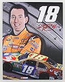 Kyle Busch # 18 m & m 's Nascar 11 " x 14 " Wall Hangingキャンバス