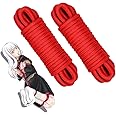 Soxeeh SMグッズ SMセット SM 拘束ロープ 縄 亀甲縛り ひも 長さ10M 2本セット(レッド)