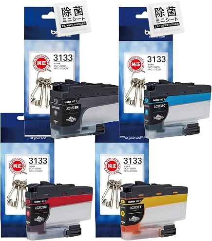 brother LC3133 (各色単品純正インク 4本セット新品) 楽天市場】ブラザー 純正インク lc3133 4色の通販