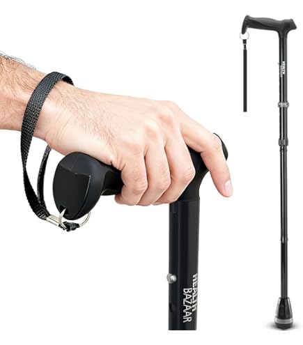 Amazon | マキテック 折りたたみ杖 スヌーピーステッキ レッド 067456