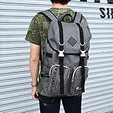 (リュック）AVVENTURA 2ポケット ヘザーナイロン マウンテンリュックサック（グレー） [RTH-30286]