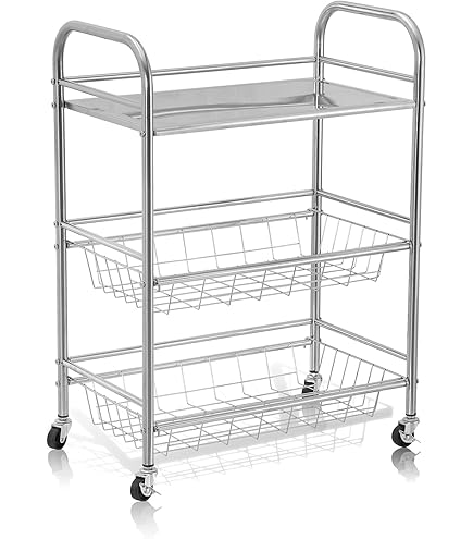 Amazon.co.jp: EBM ステンレス キッチンワゴン 2段 S950 : ホーム