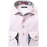 ドレスシャツ ワイシャツ カッターシャツ シャツ LOUIS&CLERK（ルイス＆クラーク 長袖 綿：100% カッタウェイ カッタウェイ メンズ 柄シャツ 派手シャツ｜RLD546-112
