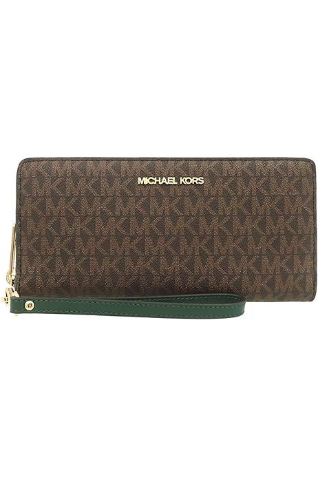 ☆新品 MICHAEL KORS長財布 グリーン 財布 長財布 シグネチャー