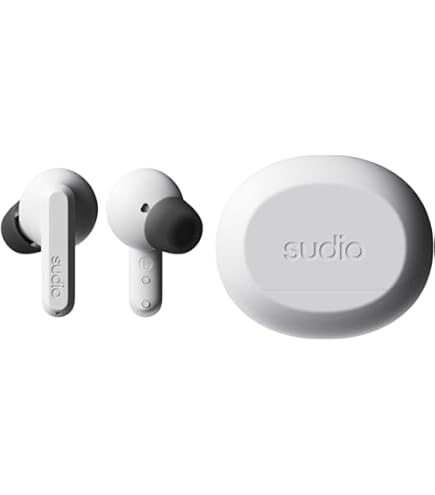 Amazon.co.jp: SUDIO E4 Pro (クラウディホワイト) ワイヤレスイヤホン