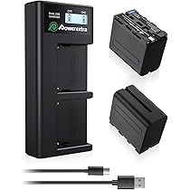 Amazon | NP-F970 互換バッテリー 2個組 大容量 8800mAh 7.4V SONY