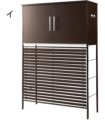 Amazon.co.jp: ディノス エアコン室外機カバー 大型ガルバ製逆ルーバー