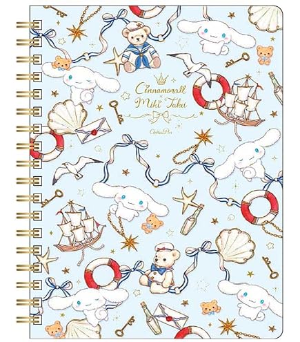 ♡新品♡たけいみき×シナモロール　ノートセット Amazon.co.jp: シナモロール たけいみき[横罫ノート]A5ノート/パステル