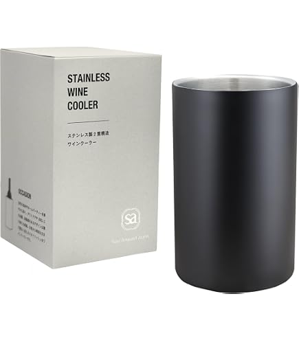 Amazon | 三ツ星貿易 ワインクーラー 60L 18本収納 ブラック MLY-60