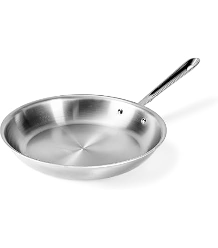 Amazon | All-Clad D5 5-Ply Brushed Stainless Steel Fry Pan with