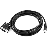 uxcell 　DB9ピンケーブル　DB9 9 ピン オス- Mini Din 8 Pピンオス　アダプタケーブル　2.8M長