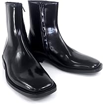 [BALENCIAGA] リムブーティ サイドジップ パテントレザーブーツ 37 Amazon | [バレンシアガ] ブーツ リム ブーティ サイドジップ