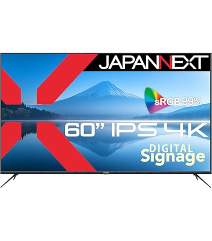 Amazon.co.jp: JAPANNEXT JN-V6500UHDR 65インチ PCモニター 4K