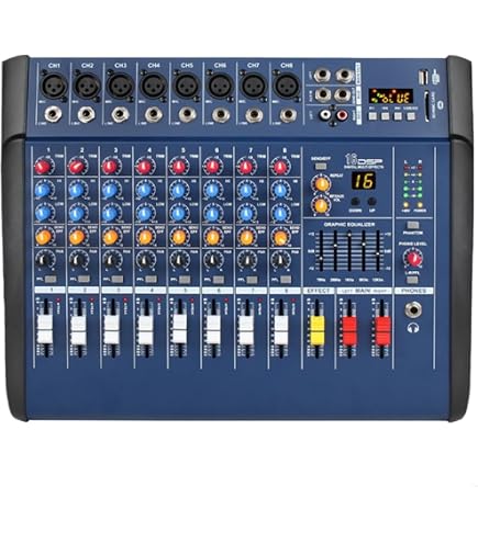 Amazon | Dazzix4/6/8/12チャンネルデジタルマイクラインオーディオ