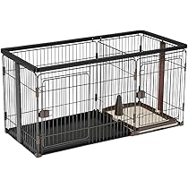 Amazon | 牧小苫＼msmr 犬用ペットケージ トイレ付 サークル 