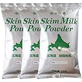 【ママパン】北海道 脱脂粉乳 よつ葉 スキムミルク 1kg×3袋