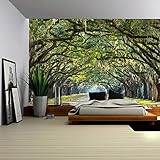 wall26 – 自己粘着壁紙大壁壁画シリーズ 100"x144" WMR-WP-RF-FOREST-02042016-043-100x24x6