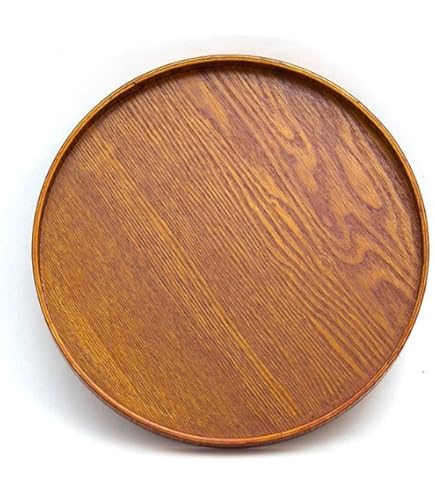 Amazon｜Bocotojp お盆 丸盆 丸トレー 木製 トレー ナチュラルスタック