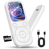 Amazon.co.jp: MP3プレーヤー Bluetooth 5.4 64GB MP3プレイヤー 最大