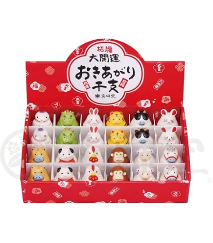 Amazon.co.jp: 薬師窯(yakushigama) 錦彩 招福 おきあがり巳 【85