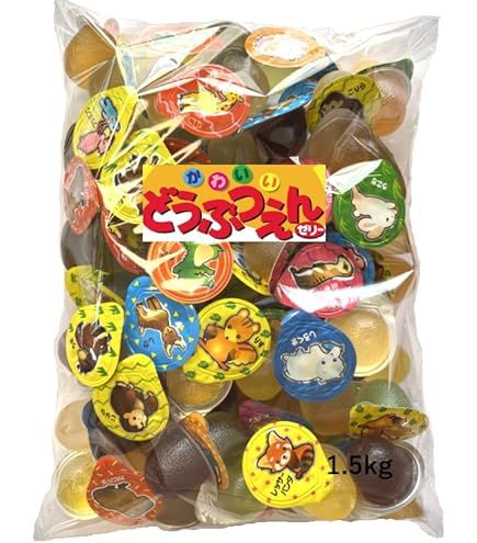 Amazon.co.jp: エースベーカリー どうぶつえんゼリー 業務用 100個入り