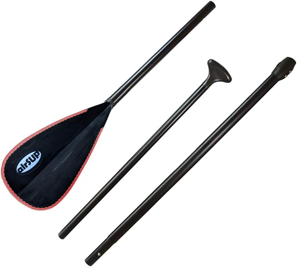 airSUP アルミ・3ピース・パドル for スタンドアップパドルボード SUP air インフレータブル 165-209cm お好みのサイズに長さを調節できる 小判形 - 1