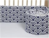 New Arrivals Hampton Bay Crib Bumper-Navy, Gray & White by New Arrivals Inc