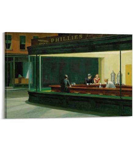 ポスター ナイトホークス 【Nighthawks 1942】エドワード ホッパー Amazon.co.jp: ポスター エドワード ホッパー ナイトホークス