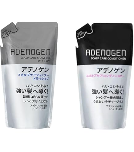 Amazon | 【ポンプ+つめ替3個】薬用アデノゲン スカルプケア
