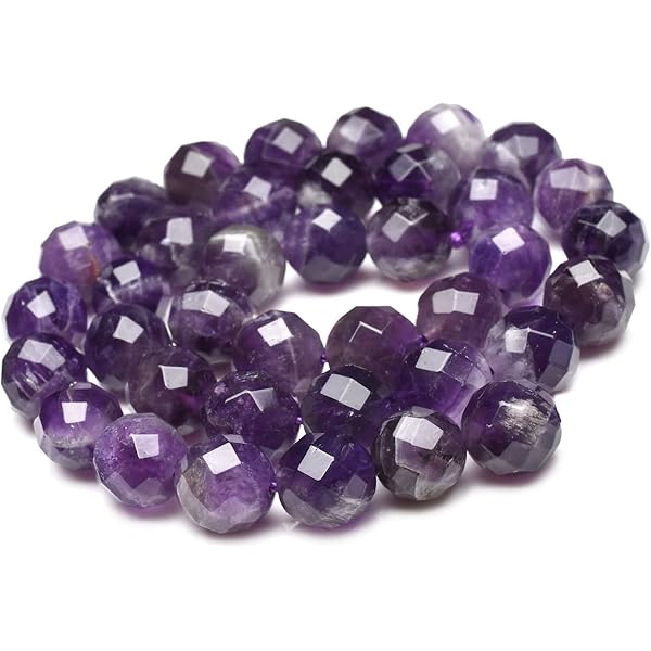 Amazon.co.jp: 【 福縁閣 】ケープアメジスト 8mm 1連（約38cm）_R959