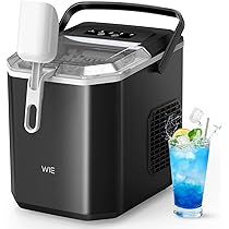 Amazon.co.jp: WIE 製氷機【ハンドル付き氷バスケット 高速製氷 自動