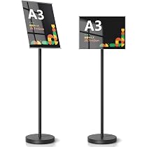 Amazon | 【二一優品】立て看板 A3/A4サイズあり 【高安定性 30° 傾斜