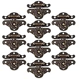 TOPmountain 10パックアンティーク レトロヴィンテージ装飾 ラッチ 合金ジュエリー 内閣ジュエリー ボックスロックS
