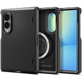 Spigen 【ヒンジ保護・Magsafe対応】 Galaxy Z Fold8 ケース フルカバー スリムアーマー・プロ・マグフィット (ブラック) | 耐衝撃, TPU+PC, 2重構造, レンズ保護, 指紋防止, マグセーフ, ギャラクシーz f