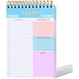 SYTHAK To Do List Notepad - 6.69" x 4.52" Daily Planner Notepad Undated 52 Sheets Tear-Off,Checklist,Scheduler,Appointments,N
