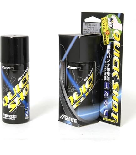 【1箱12個入り】マルニ クイックショット K-600 応急瞬間パンク修理剤 K-600 クイックショット(仏式用瞬間パンク修理剤) マルニ 1個 K
