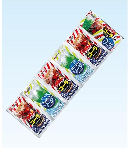 松山製菓 コ−ラ＆ソ−ダ ５連  ×150 【全国送料無料】(沖縄・離島は別途) Amazon.co.jp: 松山製菓 コーラ&ソーダ吊下げ5連 (12g×5袋)×10個